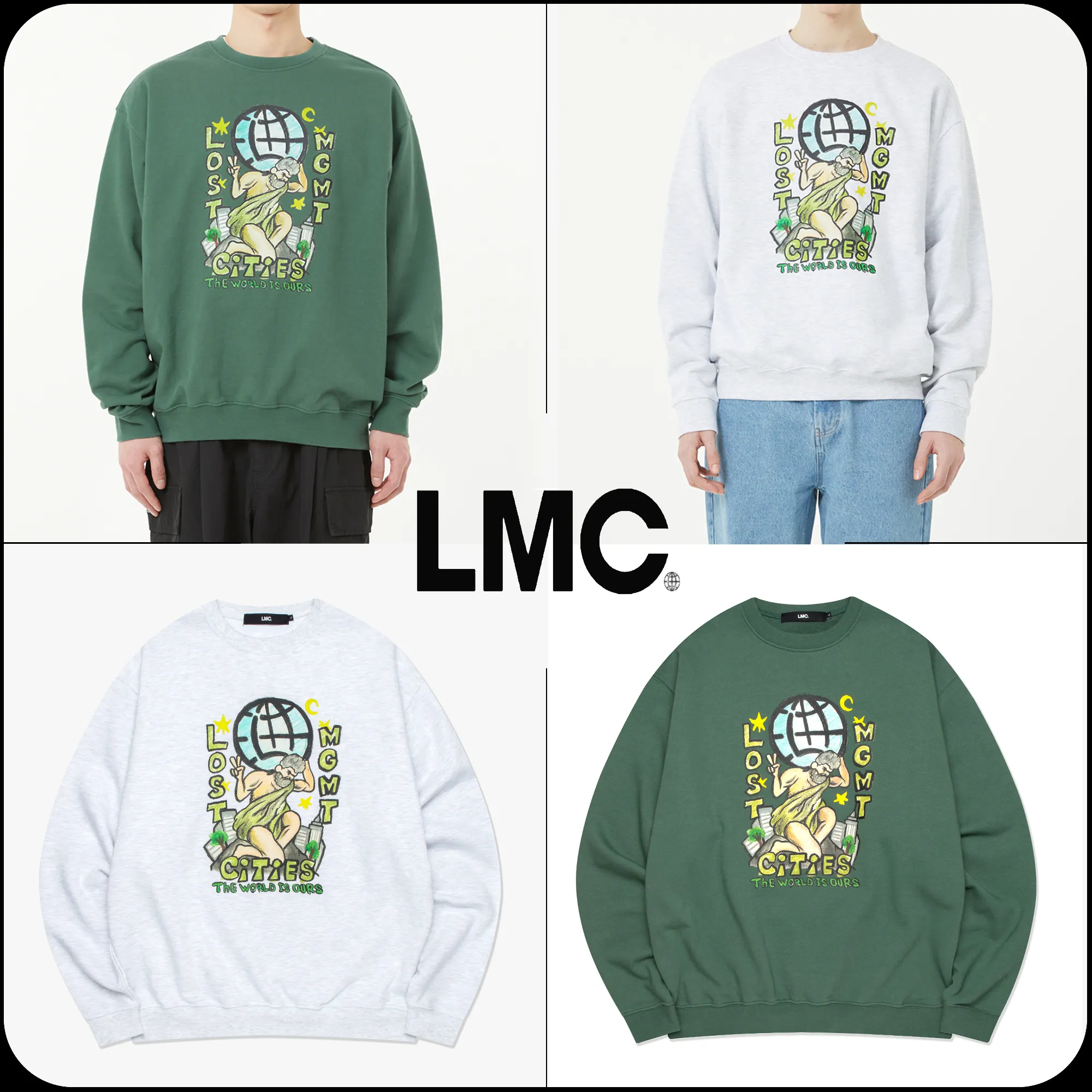 LMC  |[ LMC ]★CRAYON ATLAS SWEATSHIRT