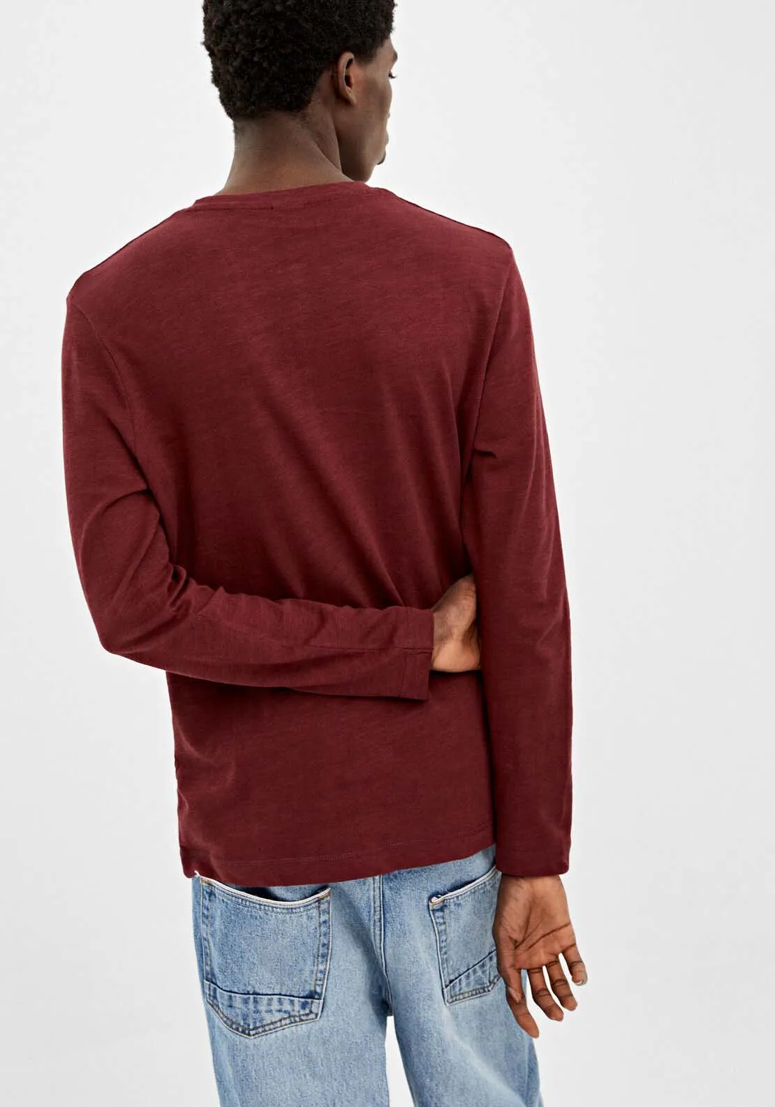 Long-sleeved essential polo shirt