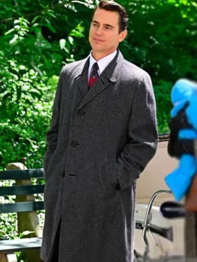 Maestro Matt Bomer Grey Trench Coat