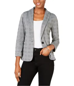 Maison Jules Womens Work Wear One Button Blazer Jacket