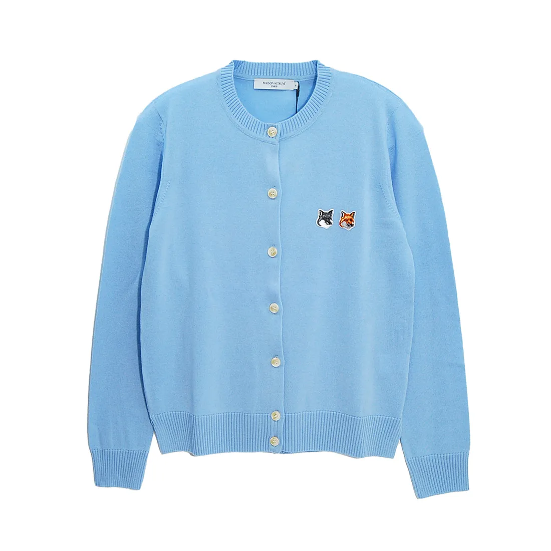 MAISON KITSUNE  |Unisex Street Style Long Sleeves Logo Cardigans