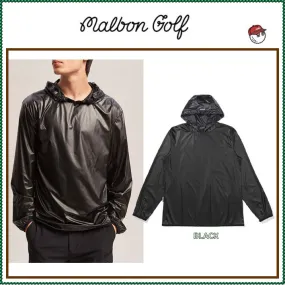 Malbon Golf  |Street Style Long Sleeves Plain Logo Tops