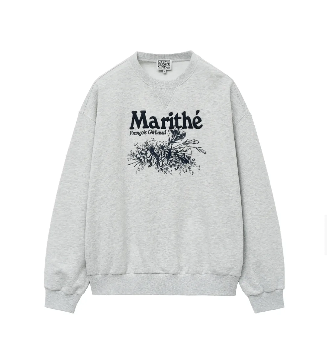 Marithe + Francois Girbaud  |Unisex Street Style Long Sleeves Cotton Logo Sweatshirts