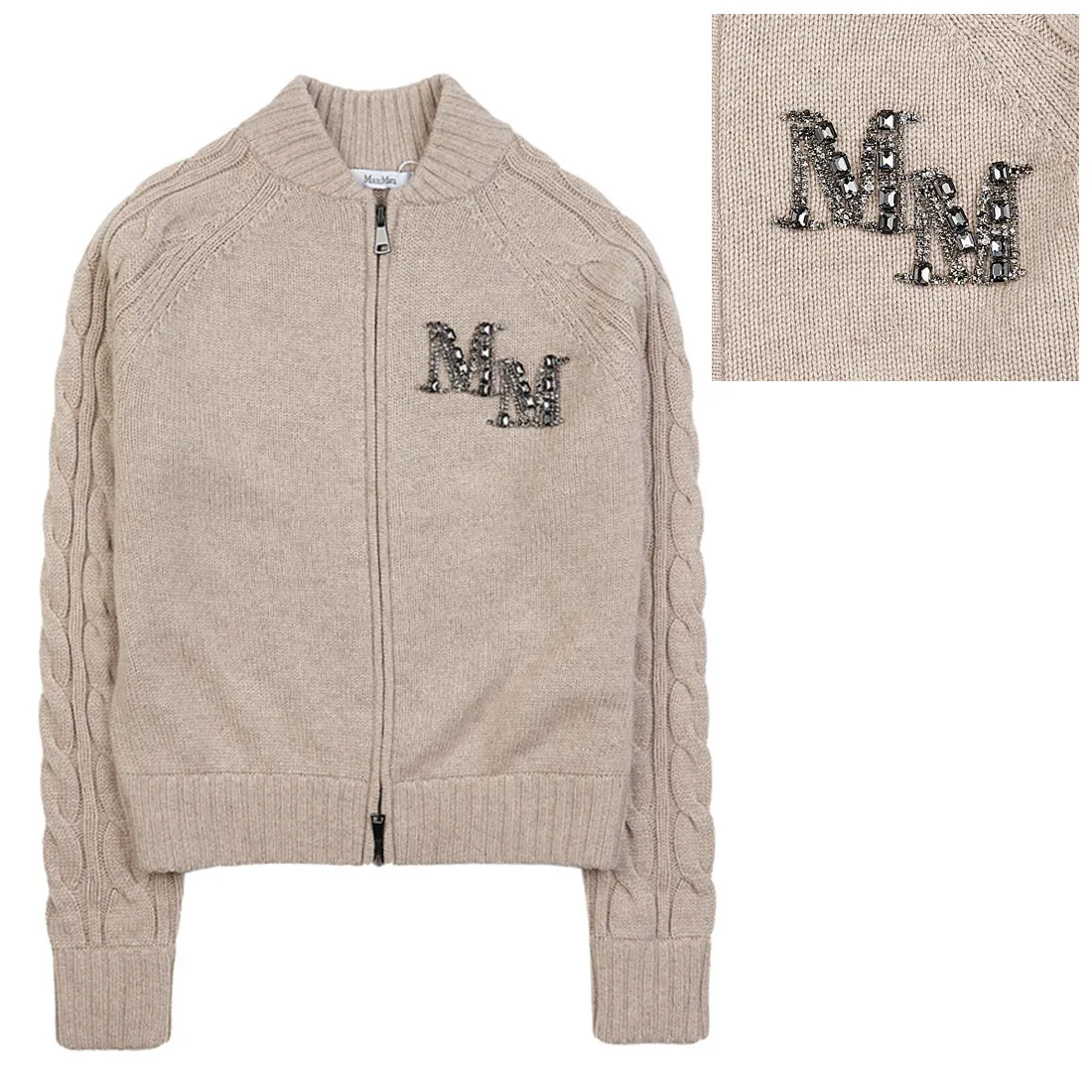 MaxMara  |Street Style Long Sleeves Office Style Formal Style  Logo