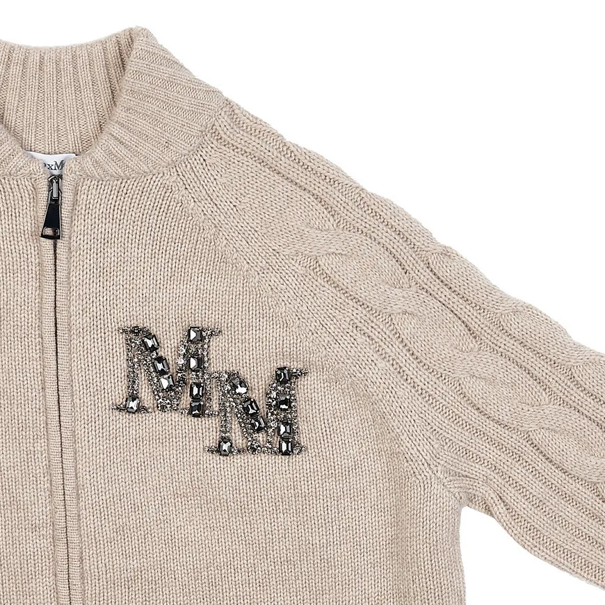 MaxMara  |Street Style Long Sleeves Office Style Formal Style  Logo