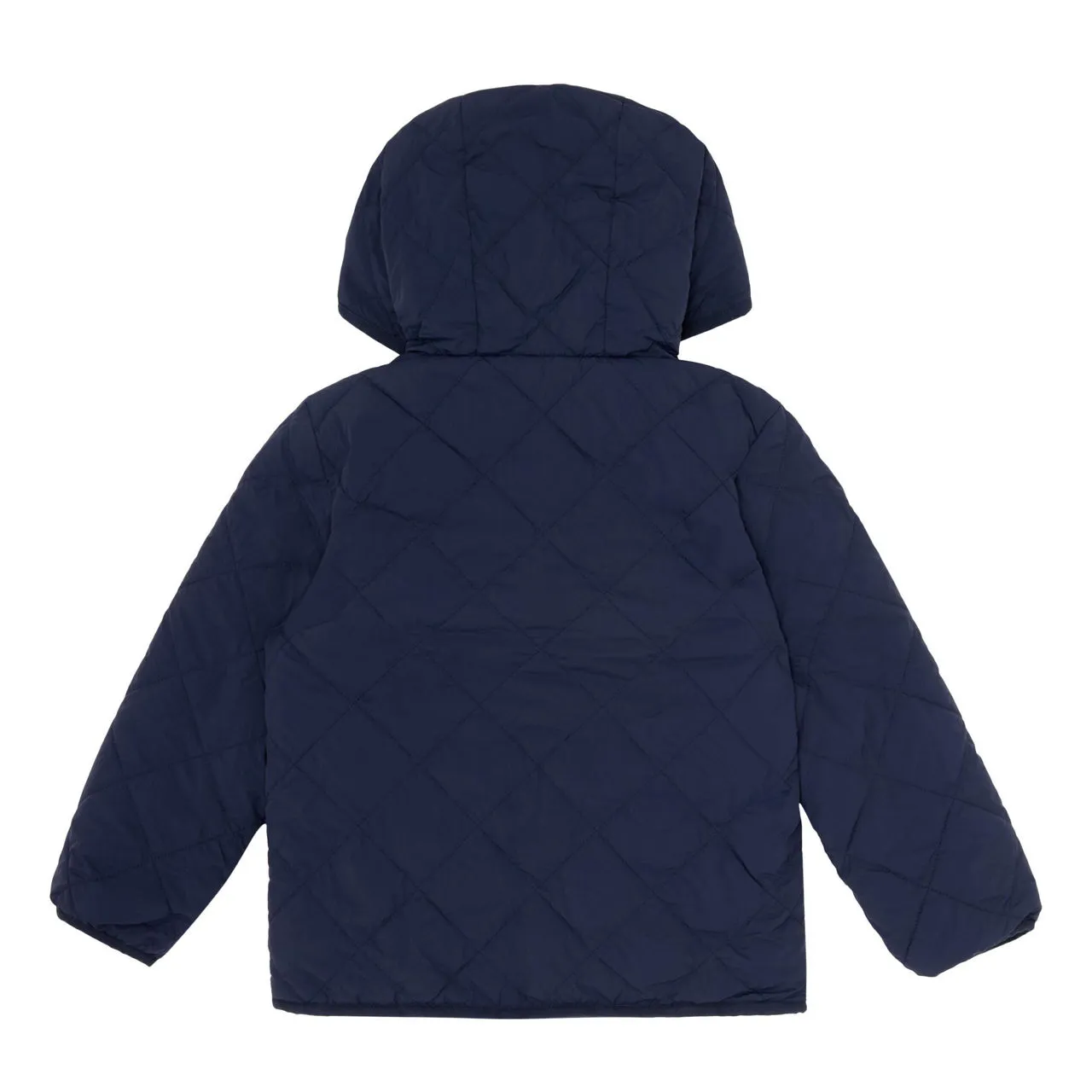 MAYORAL Reversible Padded Coat - Navy