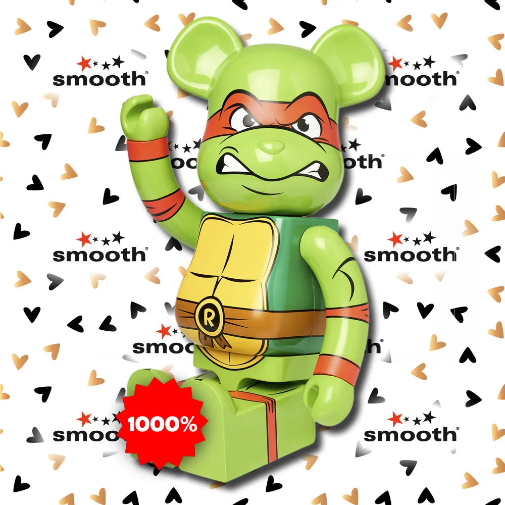 Medicom Toy Raphael Bearbrick 1000% Teenage Mutant Ninja Turtles Raffaello