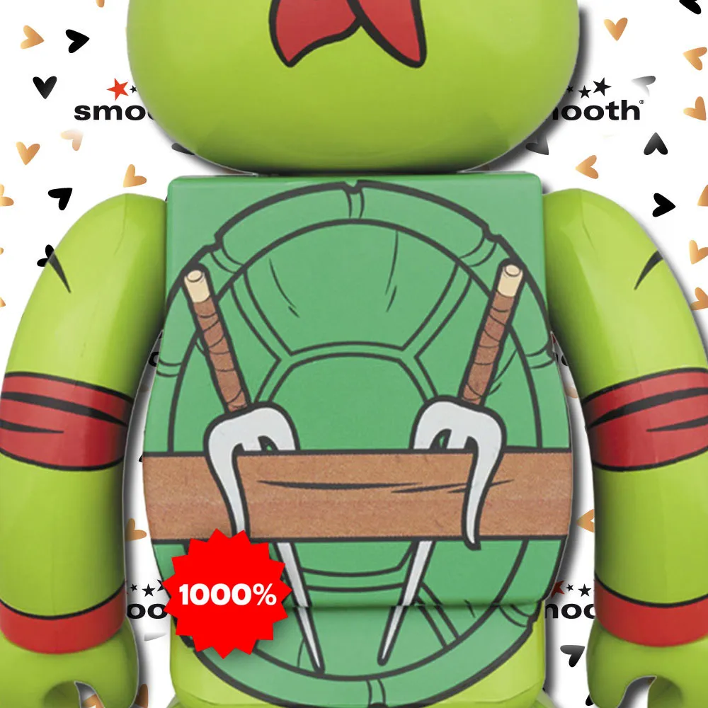 Medicom Toy Raphael Bearbrick 1000% Teenage Mutant Ninja Turtles Raffaello