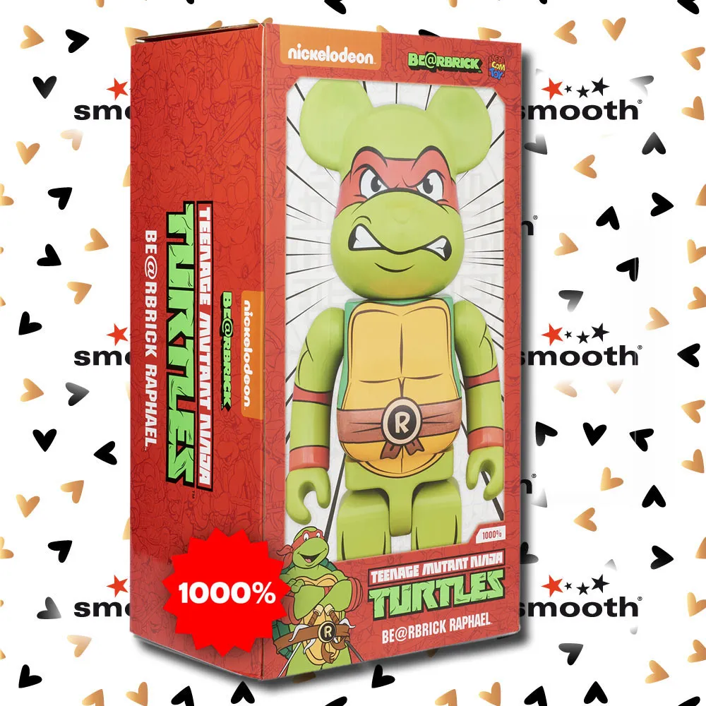 Medicom Toy Raphael Bearbrick 1000% Teenage Mutant Ninja Turtles Raffaello