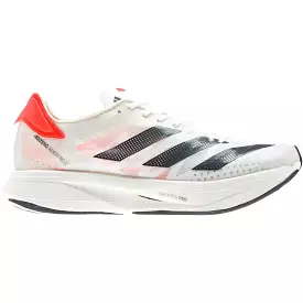 Men's Adidas Adizero Adios Pro 2, Cloud White/Carbon/Solar Red, 6.5 D Medium