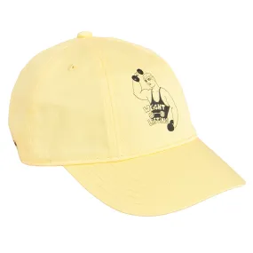 Mini Rodini Child Weight Lifting Baseball Cap Yellow