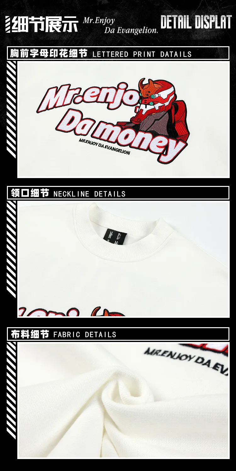 MR. ENJOY DA MONEY  |Street Style Long Sleeves Sweatshirts