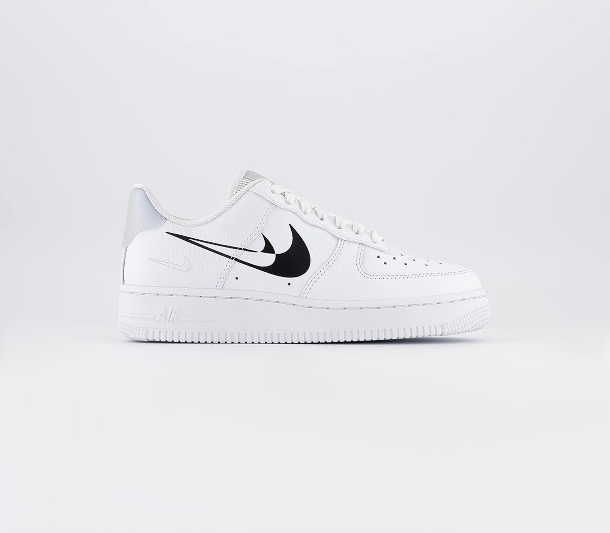 Nike Air Force 1 07 White Black Uk Size 4