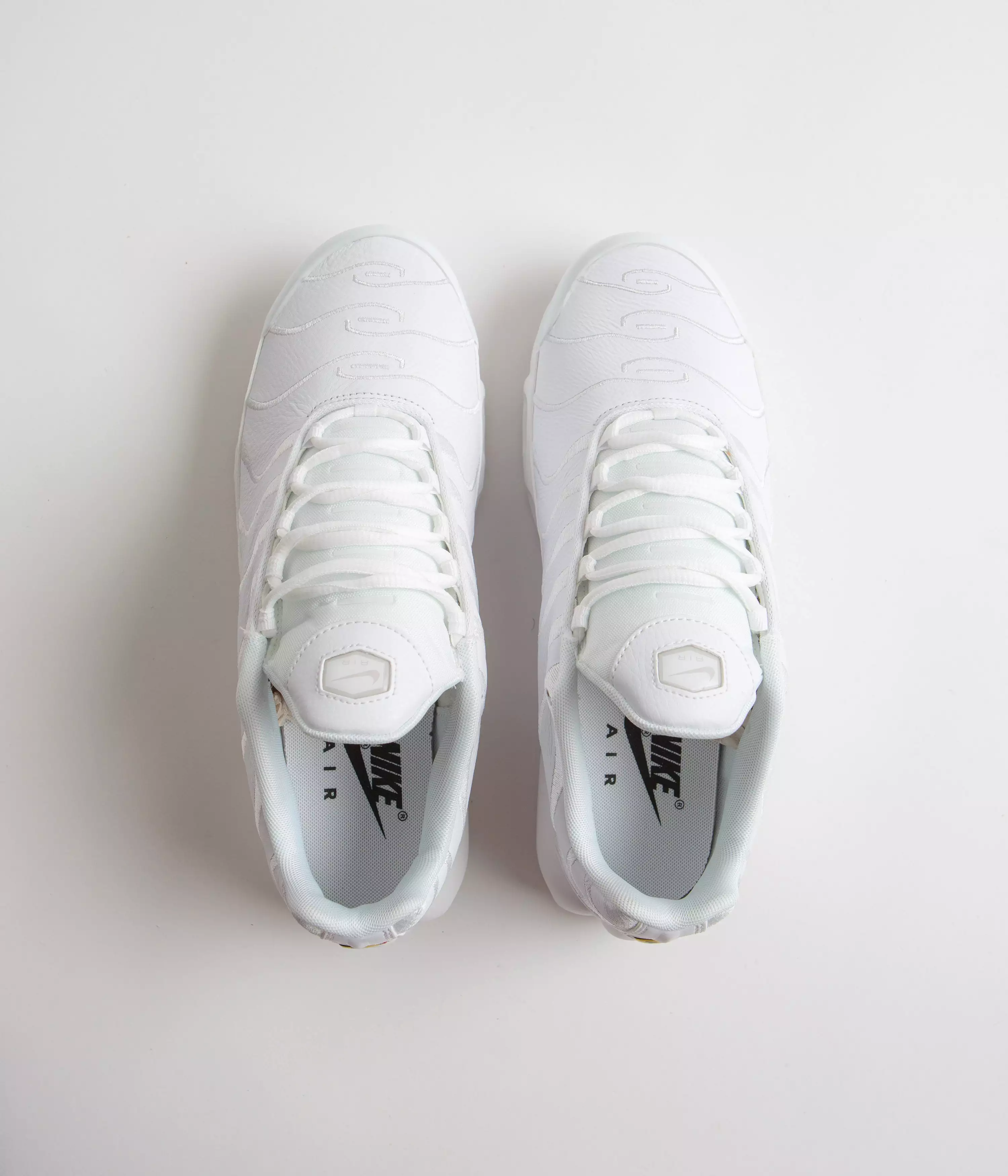 Nike Air Max Plus Shoes - White / White - White