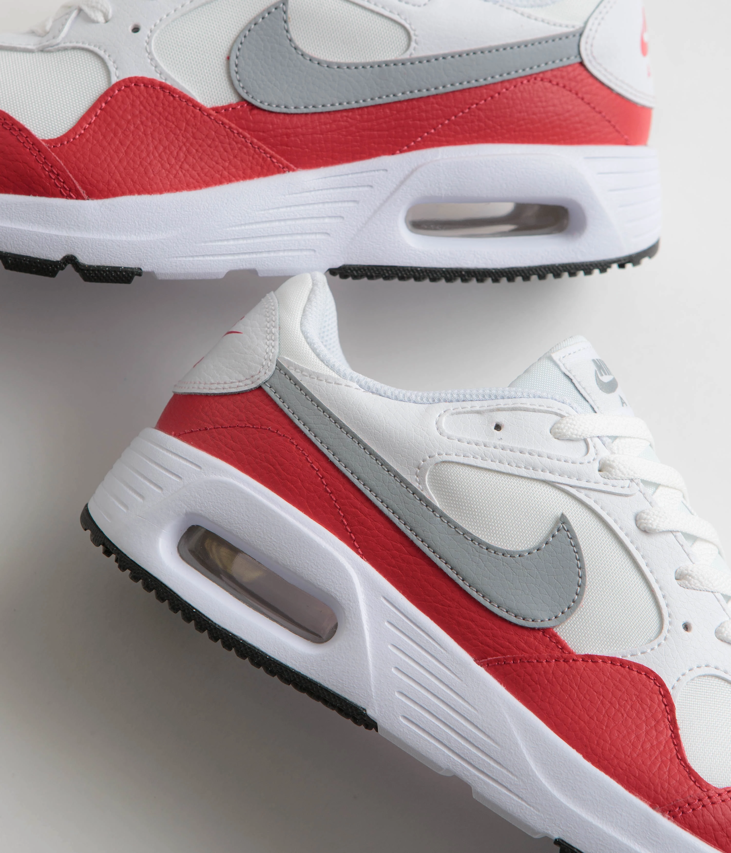 Nike Air Max SC Shoes - White / Wolf Grey - University Red - Black