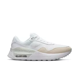 NIKE MEN'S AIR MAX SYSTM WHITE SHOES