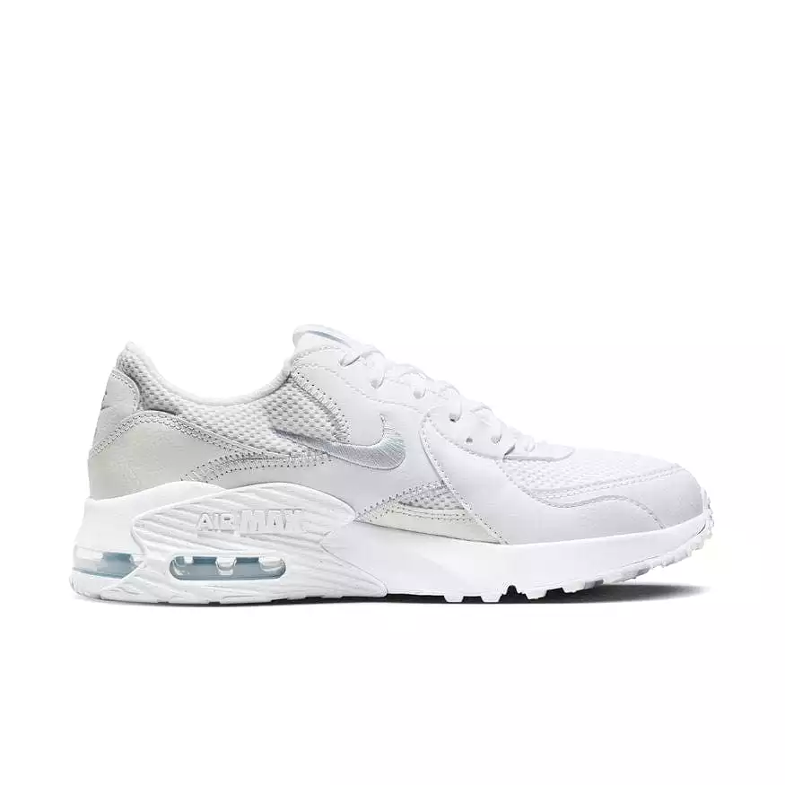 NIKE WOMEN'S AIR MAX EXCEE TRIPLE WHITE SHOES