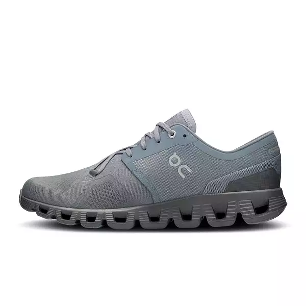 On Men's Cloud X 3 - Mist/Rock