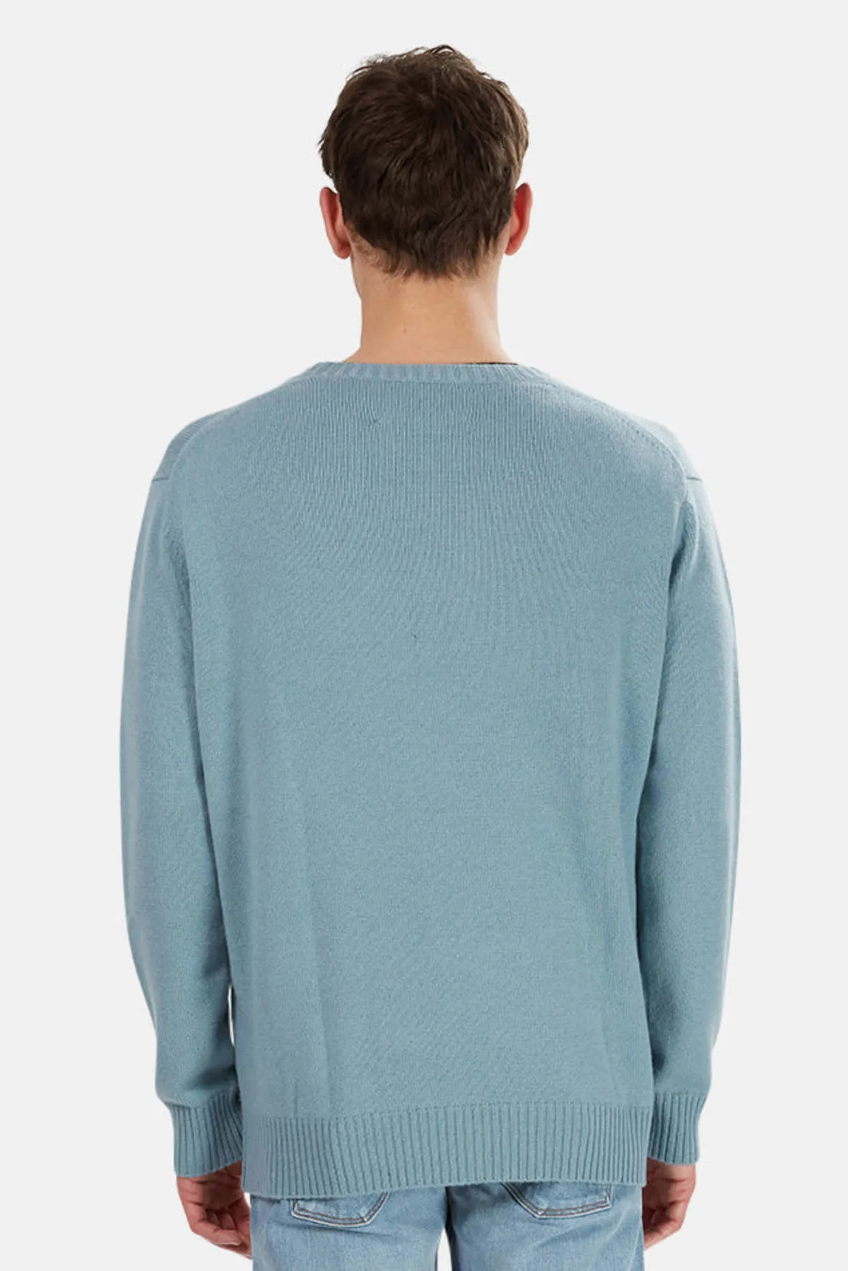 Oversized Cashmere Sweater - Aqua