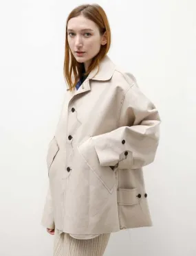 Oversized Short Mac Short Coat - Sand