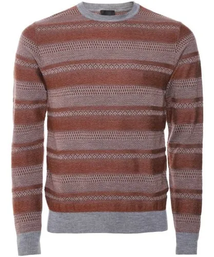 Pal Zileri Wool Striped Jumper | Jules B