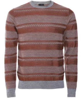 Pal Zileri Wool Striped Jumper | Jules B