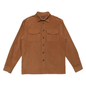 Pass Port Micro Cord Workers Shirt Caramel