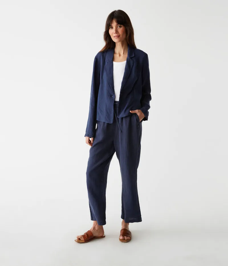 PEARSON RIBBED MIXED BLAZER