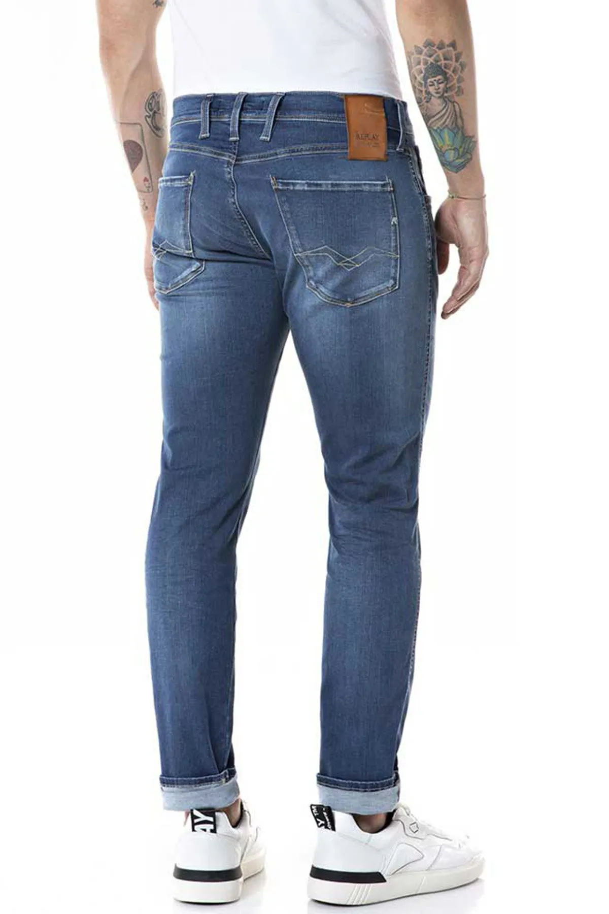 Replay Anbass Hyperflex X-Lite Re-Used Slim Fit Jeans