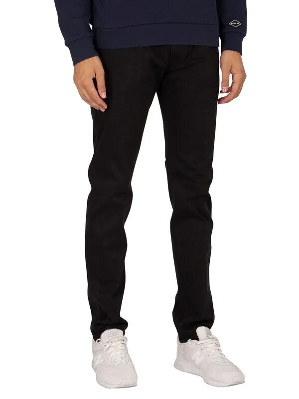 Replay Anbass Hyperflex X-Lite Slim Jeans - Black