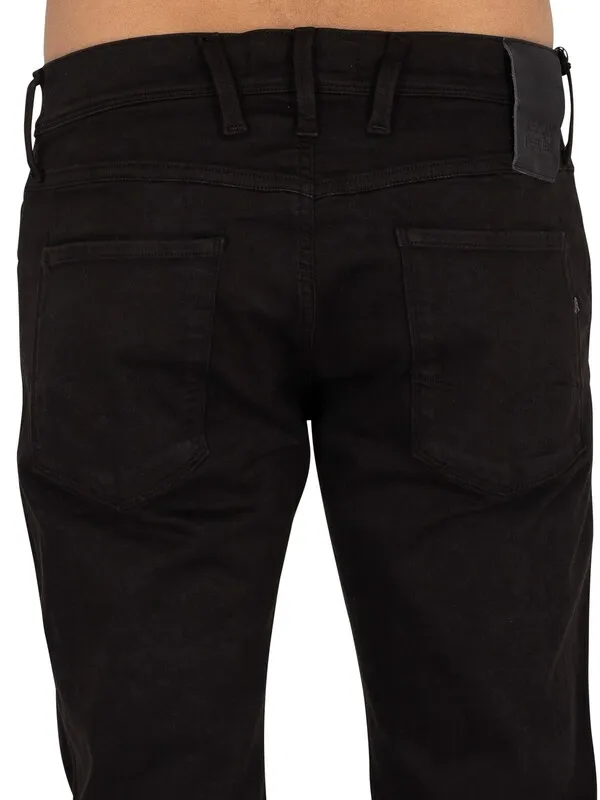 Replay Anbass Hyperflex X-Lite Slim Jeans - Black