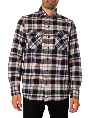 Replay Chest Pocket Check Shirt - Multi