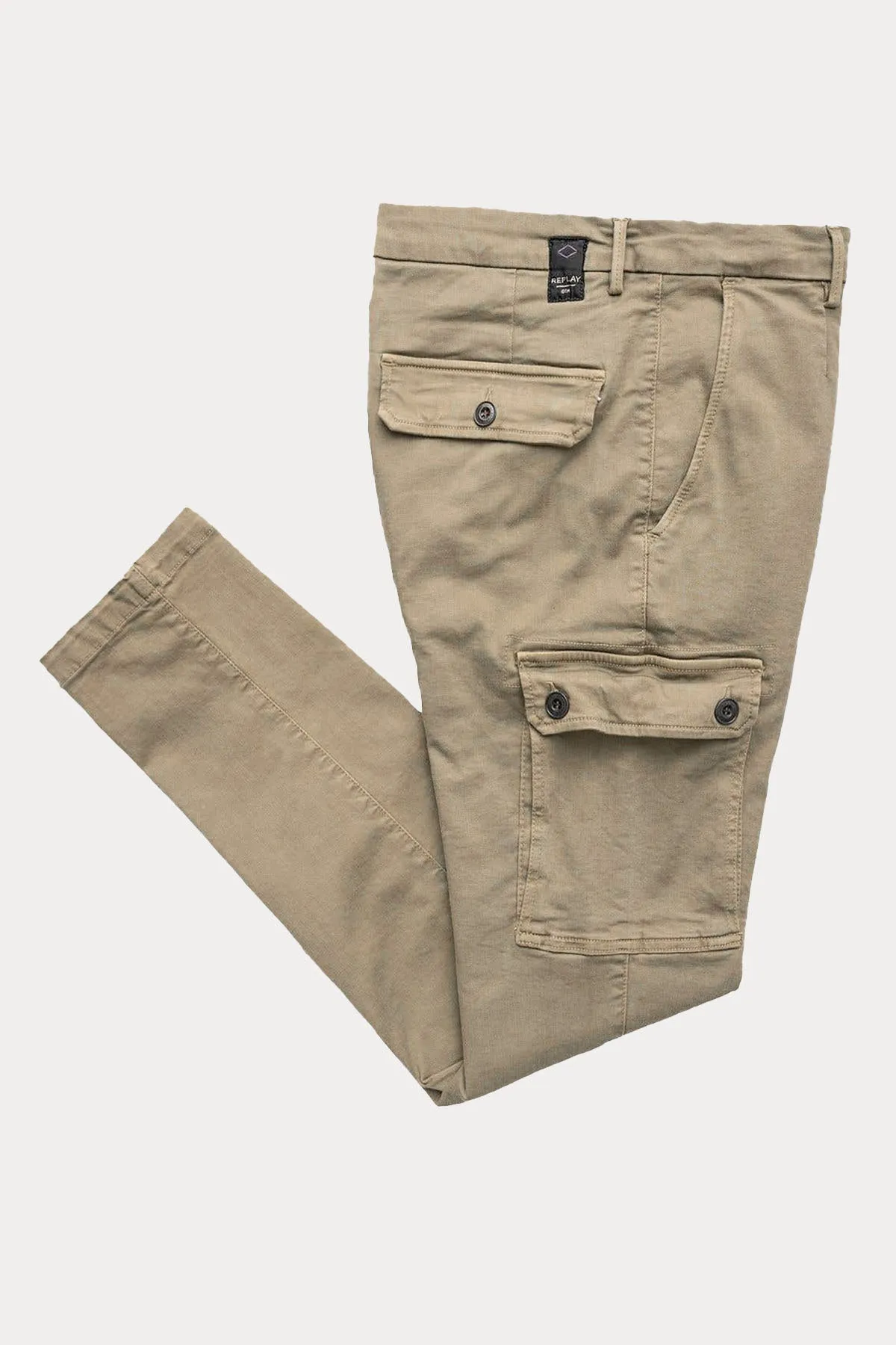 Replay Jaan Hyperflex X-Lite Slim Fit Kargo Pantolon