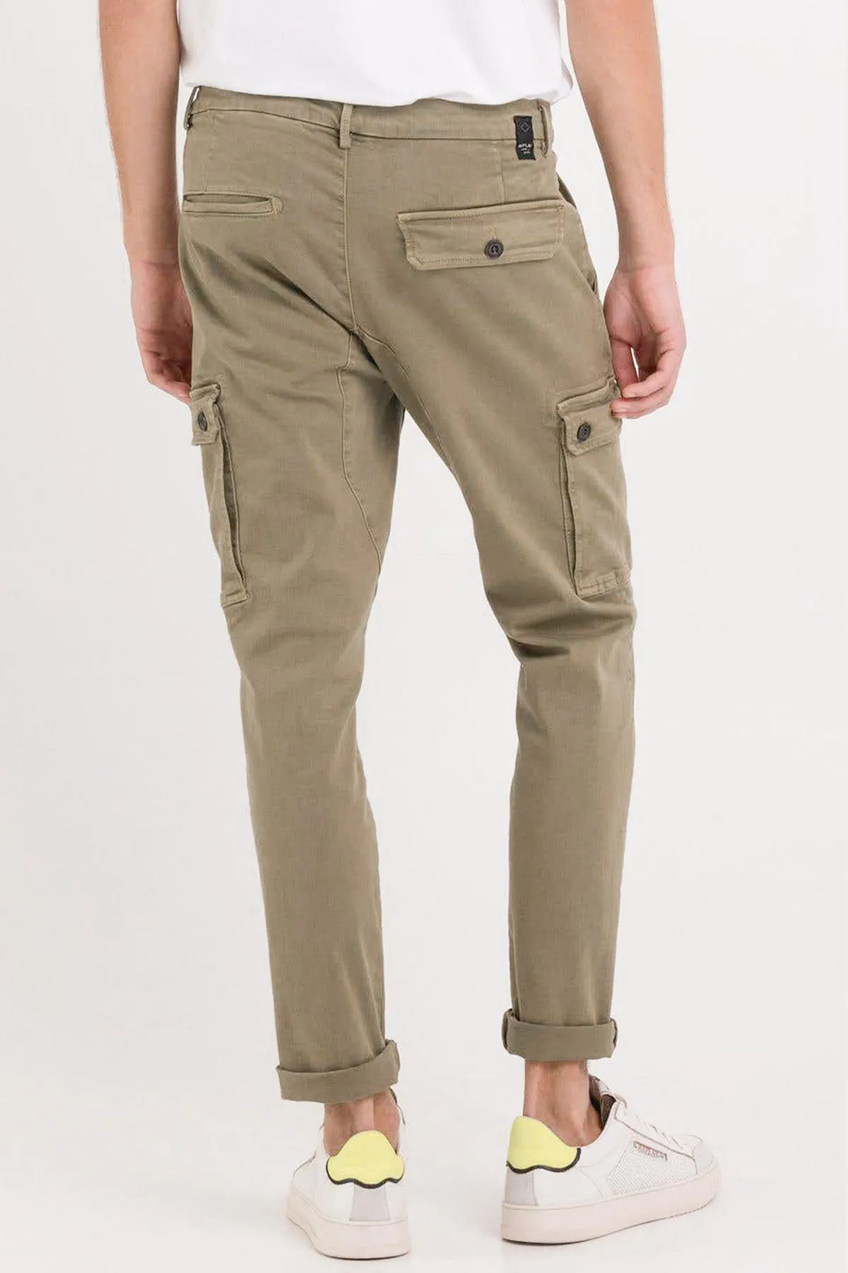 Replay Jaan Hyperflex X-Lite Slim Fit Kargo Pantolon