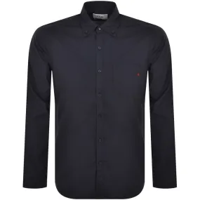 Replay Long Sleeved Shirt Navy