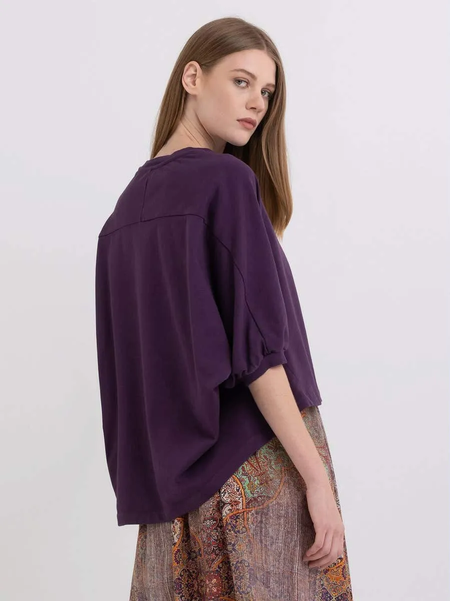 Replay W3682A 23398P Tee 468 Purple