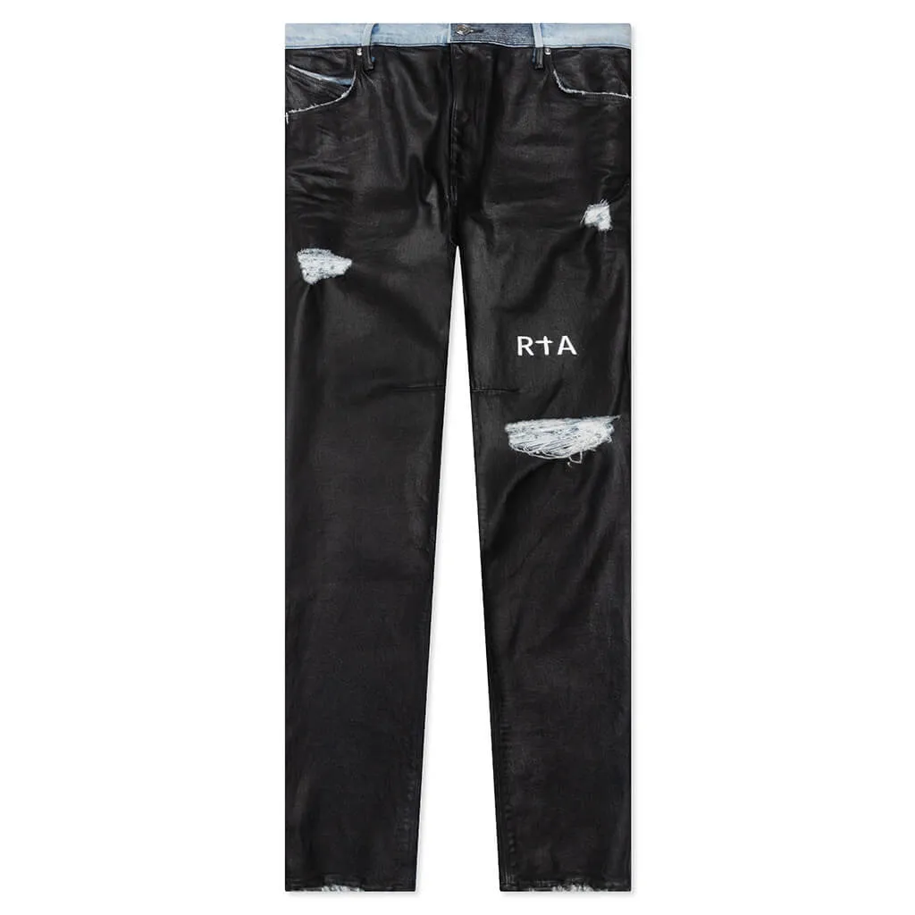 RTA - Black Coated Jean - Black