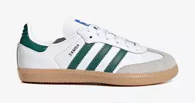 Samba OG Preschool Lifestyle Shoes (Cloud White/Collegiate Green/Gum)