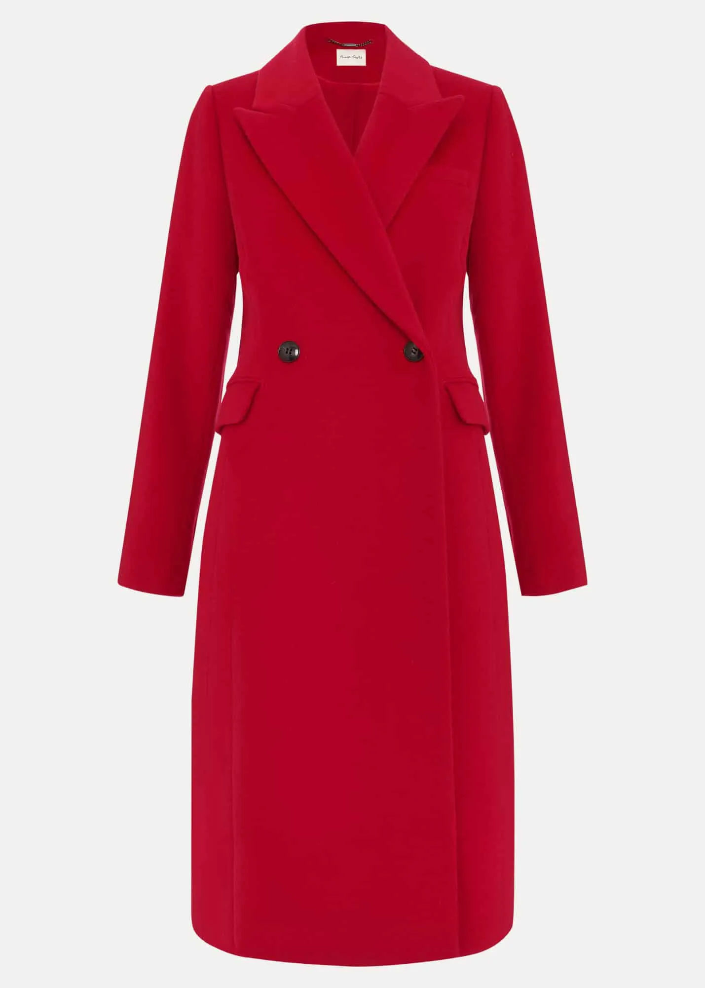 Skye Double Breasted Midaxi Wool Coat