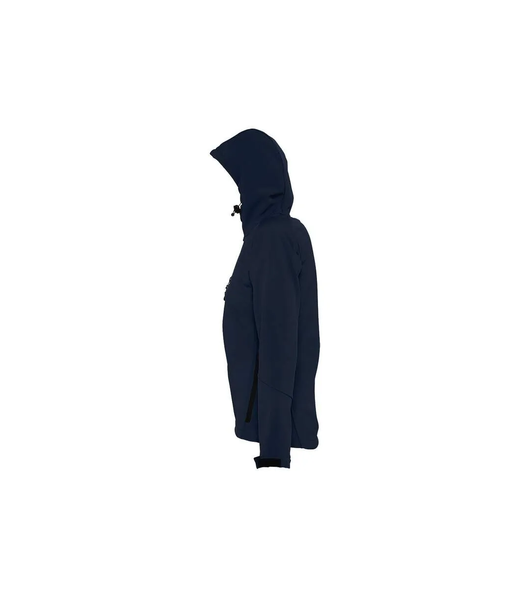 SOLS Womens/Ladies Replay Hooded Soft Shell Jacket (Breathable, Windproof And Water Resistant) (French Navy) - UTPC411