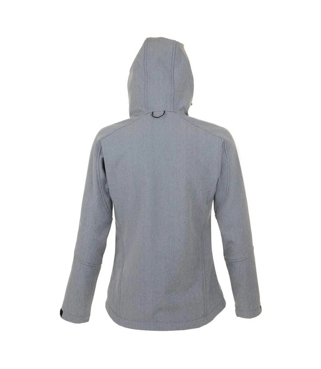 SOLS Womens/Ladies Replay Hooded Soft Shell Jacket (Breathable, Windproof And Water Resistant) (Grey Marl) - UTPC411