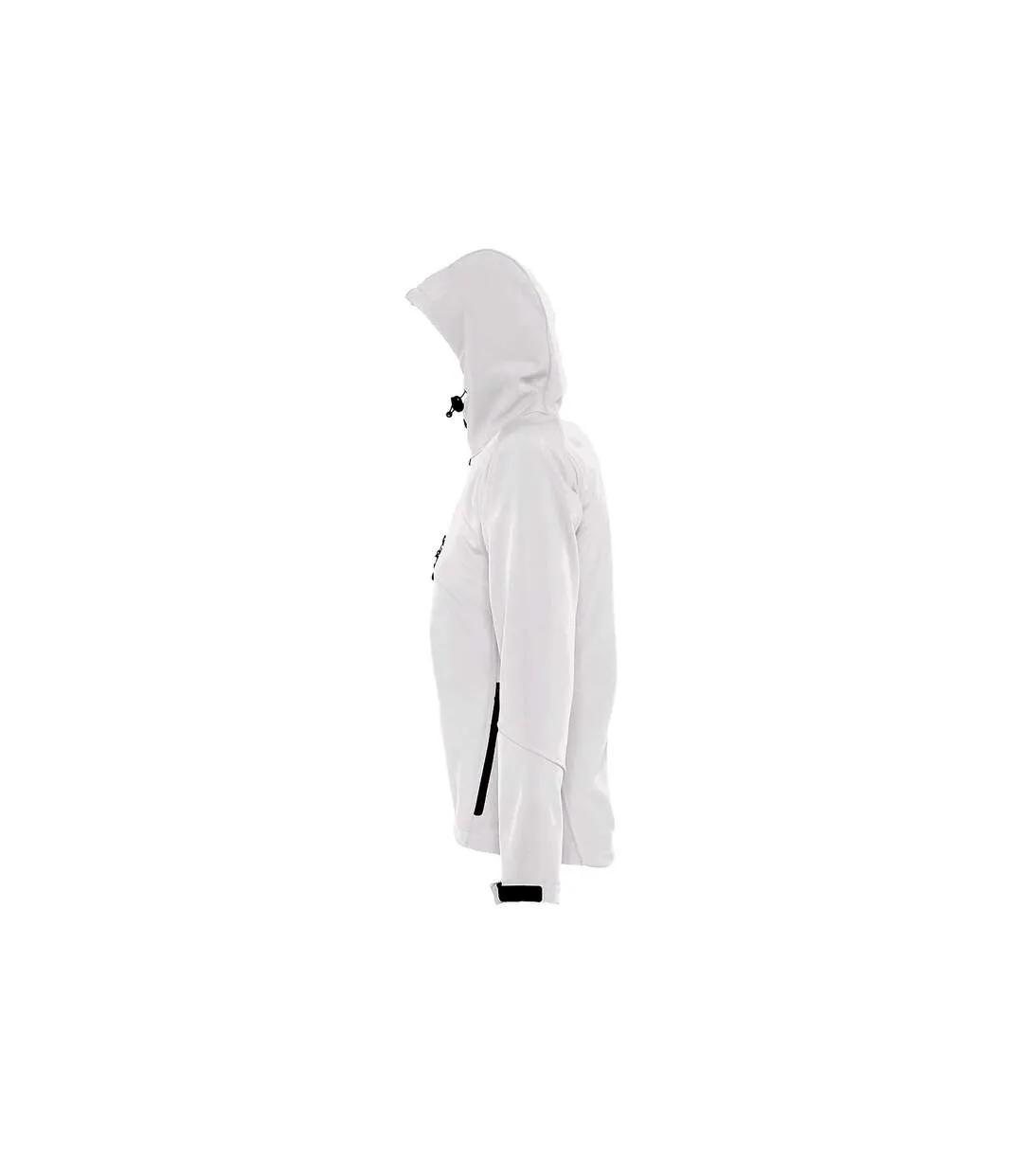 SOLS Womens/Ladies Replay Hooded Soft Shell Jacket (Breathable, Windproof And Water Resistant) (White) - UTPC411