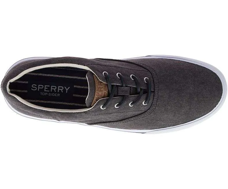 Sperry Men’s Striper II Salt Washed CVO Sneaker Blk STS16795