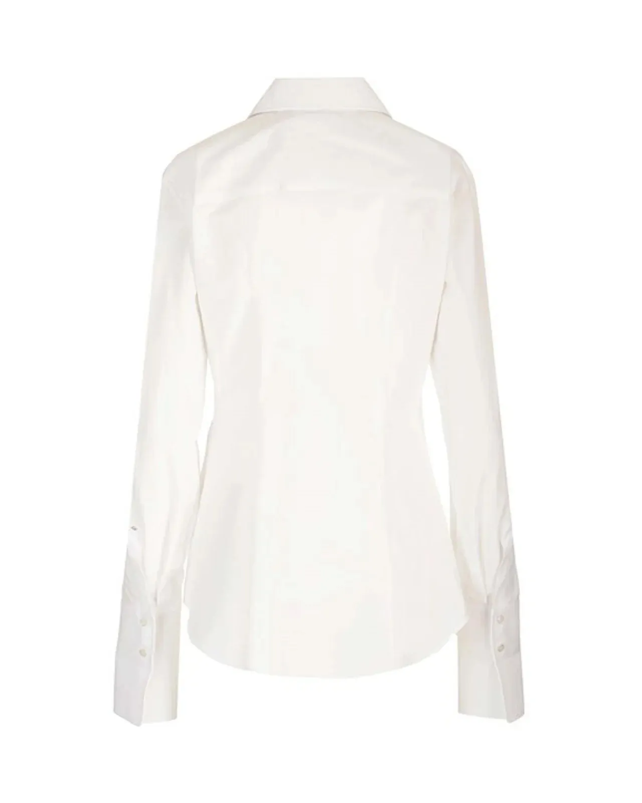 SPORT MAX  |Long Sleeves Plain Cotton Elegant Style Shirts & Blouses