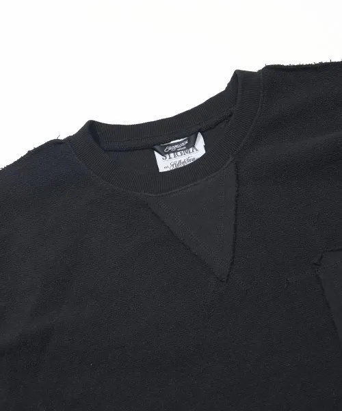 STIGMA  |[STIGMA] ★ INSIDEOUT OVERSIZED BIO-WASHED CREWNECK V2