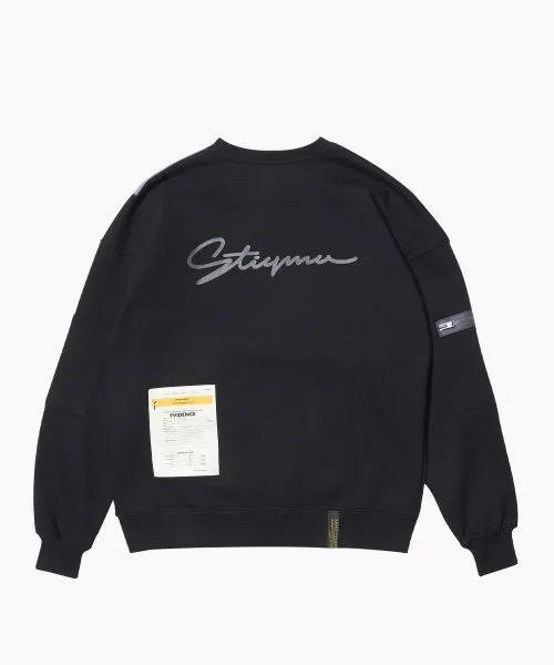 STIGMA  |[STIGMA] ★ ZIPPER OVERSIZED CREWNECK