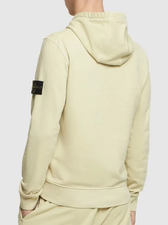 STONE ISLAND  |Long Sleeves Plain Cotton Bridal Logo Outlet Sweatshirts