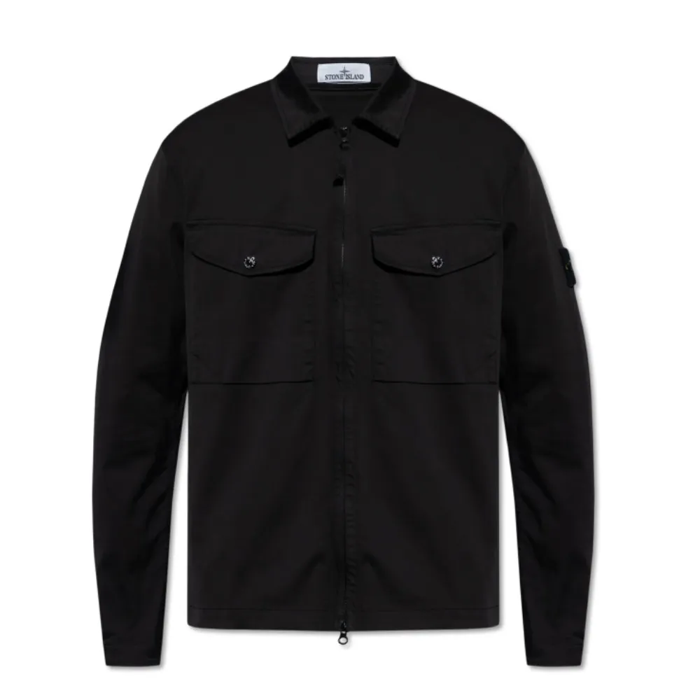 STONE ISLAND  |Long Sleeves Plain Cotton Oversized Shirts