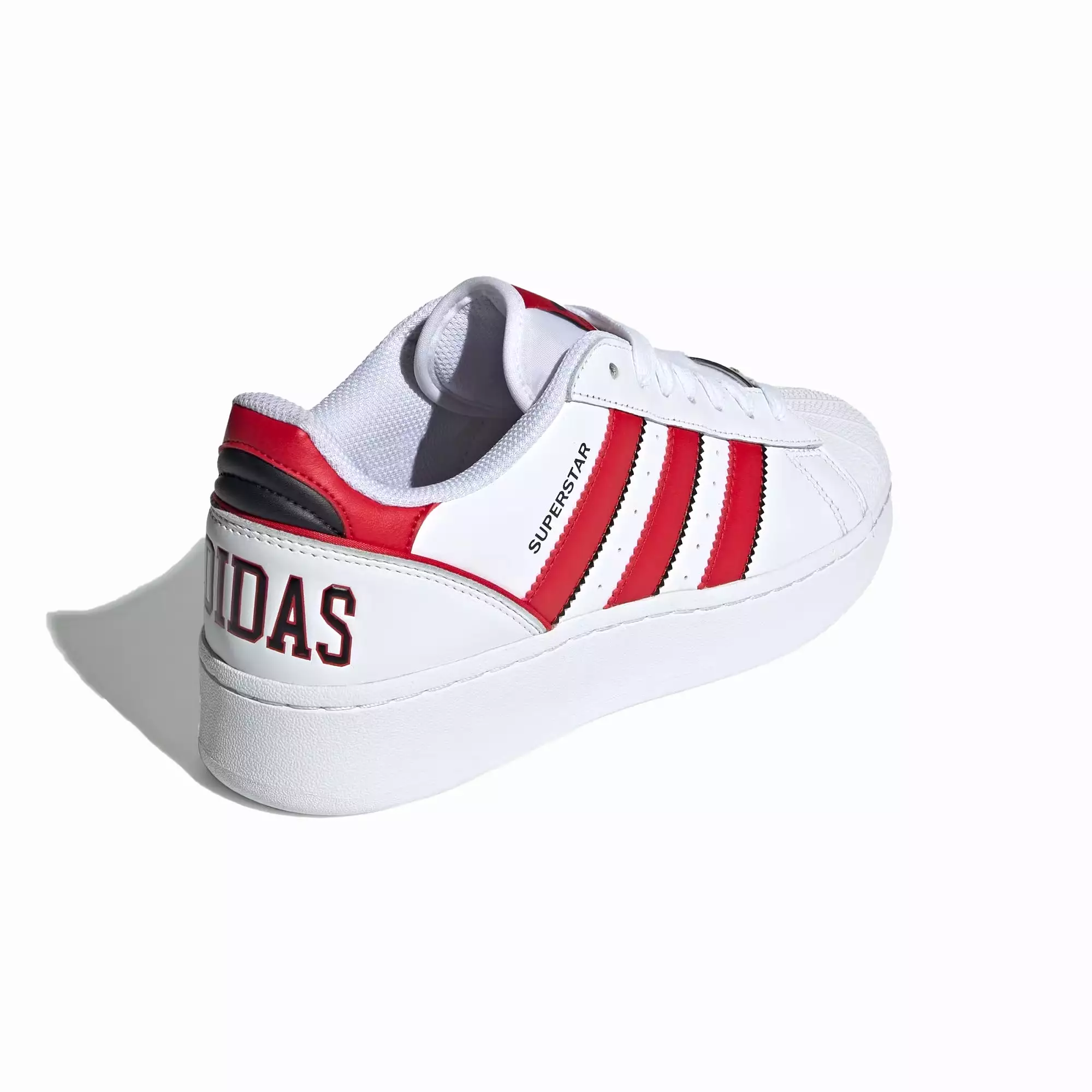 SUPERSTAR XLG 'CLOUD WHITE/BETTER SCARLET/CORE BLACK'