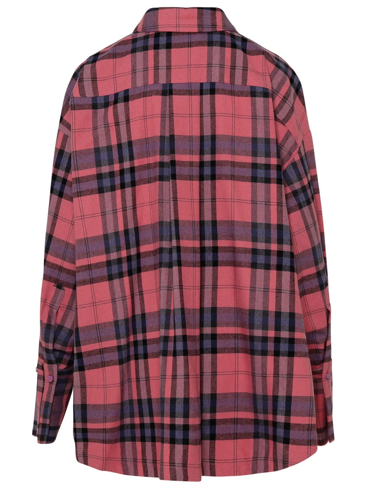 The Attico Asymmetric Checked Shirt